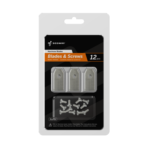 Segway Navimow robot lawn mower replacement blades and screws kit.